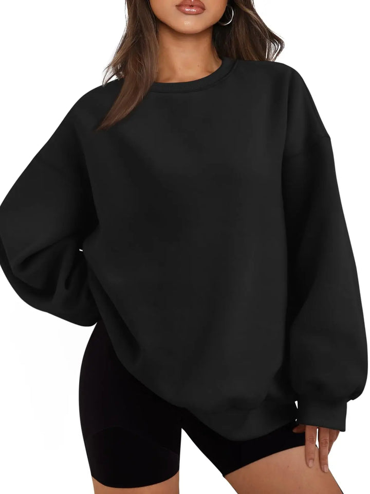 Casual Women's Oversized Hoodie | Fleece Sweatshirt