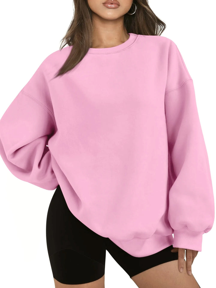 Casual Women's Oversized Hoodie | Fleece Sweatshirt