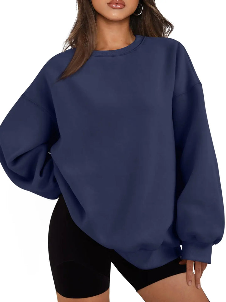 Casual Women's Oversized Hoodie | Fleece Sweatshirt
