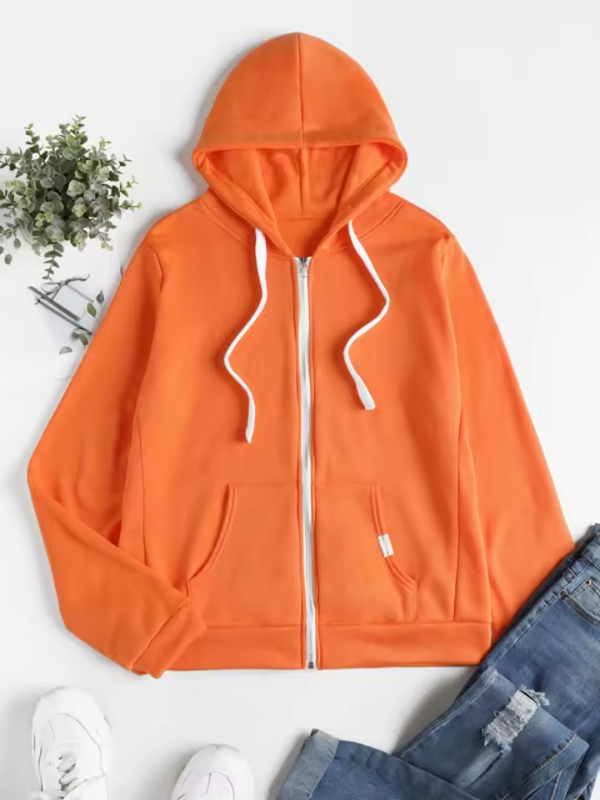 Casual Zip-Up Hoodie | Women's Sweatshirt for Everyday Wear