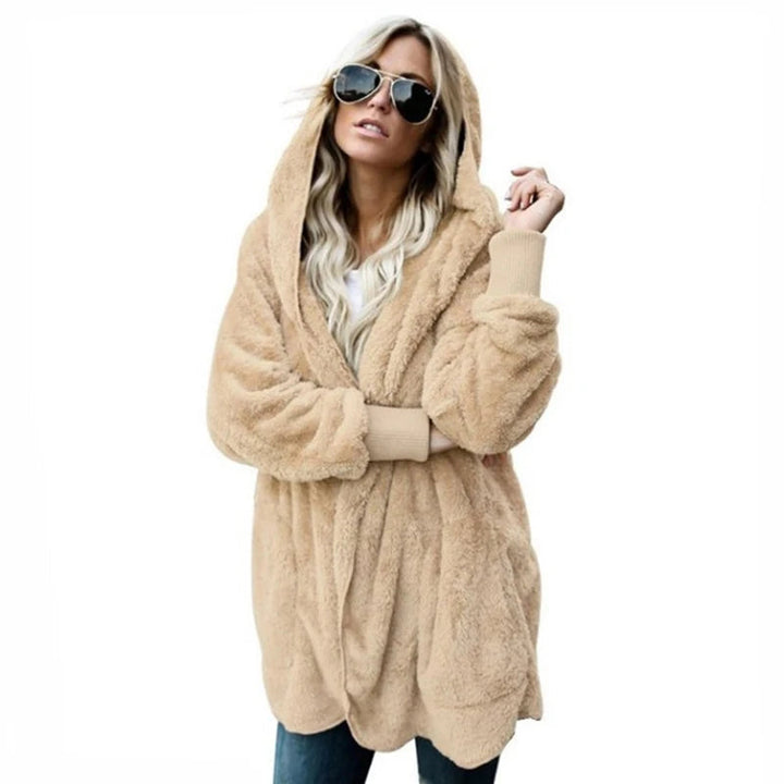Cathy | Double Fleece Cardigan Coat Womens for Autumn Winter