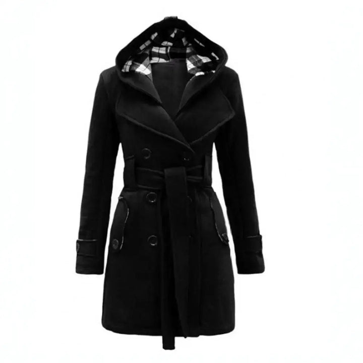 Checked Wool Coat Women | Stylish Winter Outerwear