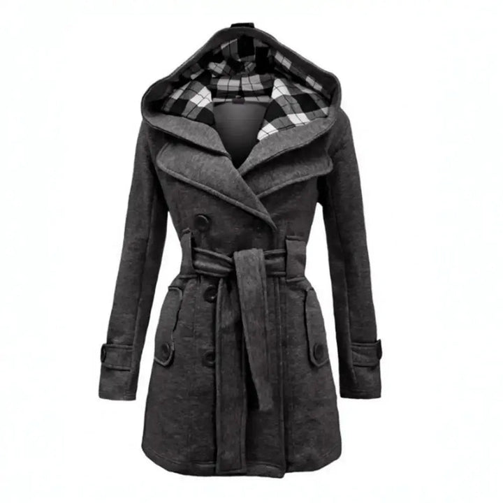 Checked Wool Coat Women | Stylish Winter Outerwear