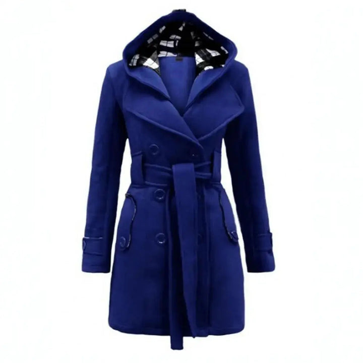Checked Wool Coat Women | Stylish Winter Outerwear