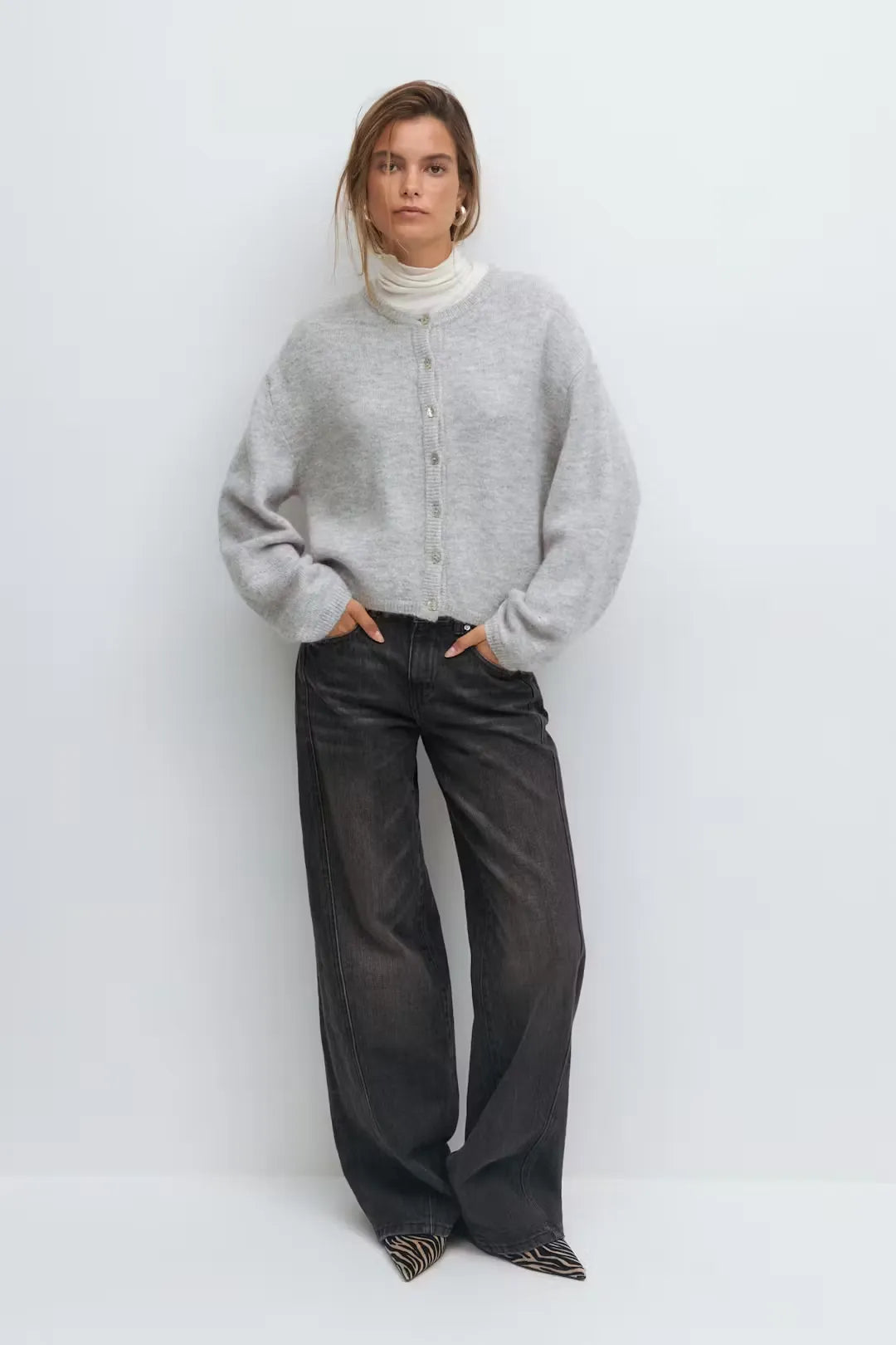 Chelly | Women's Cardigan Sweater Open-Front Knit