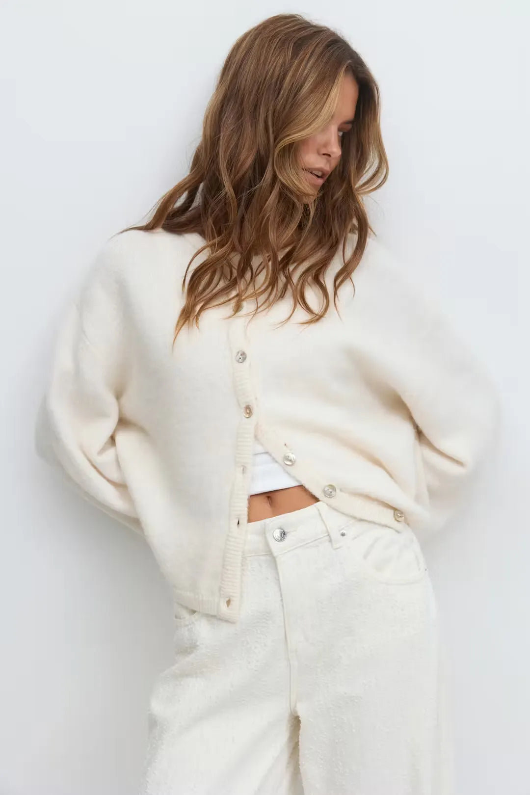 Chelly | Women's Cardigan Sweater Open-Front Knit