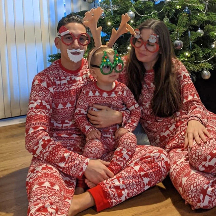 Christmas Family Matching Pajamas Set | Elk Print PJs