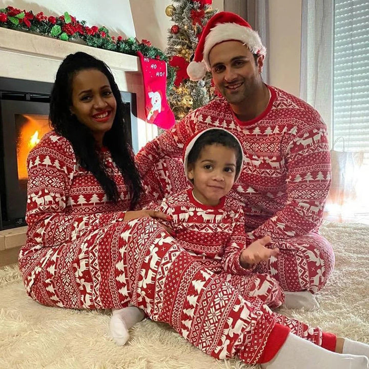Christmas Family Matching Pajamas Set | Elk Print PJs