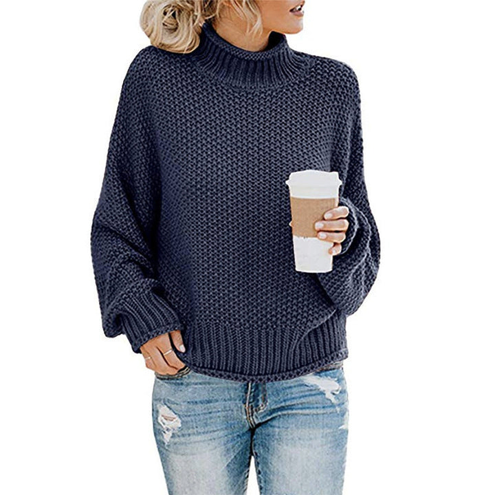 Chunky Knit Turtleneck Jumper | Women's Oversized Sweater