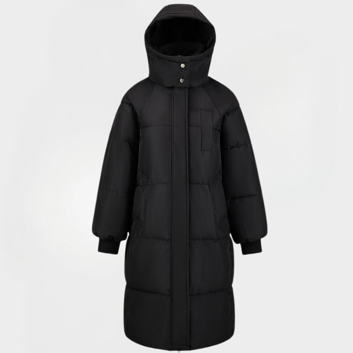 Classic Hooded Long Puffer Coat | Women's Winter Coat