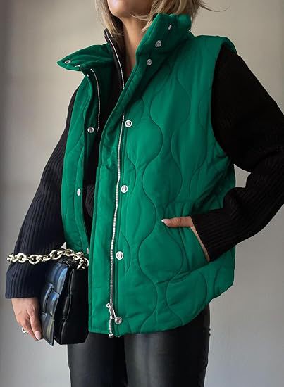 Classic Puffer Vest | Women's Stylish Zip Up Outerwear