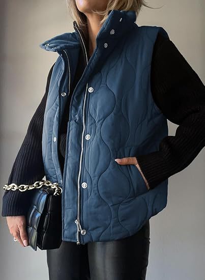Classic Puffer Vest | Women's Stylish Zip Up Outerwear