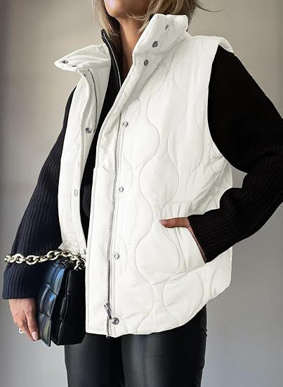 Classic Puffer Vest | Women's Stylish Zip Up Outerwear