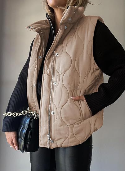Classic Puffer Vest | Women's Stylish Zip Up Outerwear