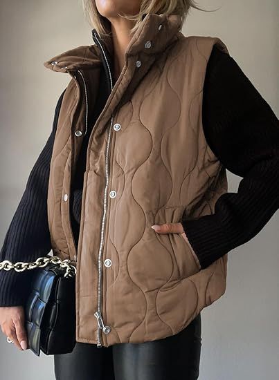 Classic Puffer Vest | Women's Stylish Zip Up Outerwear