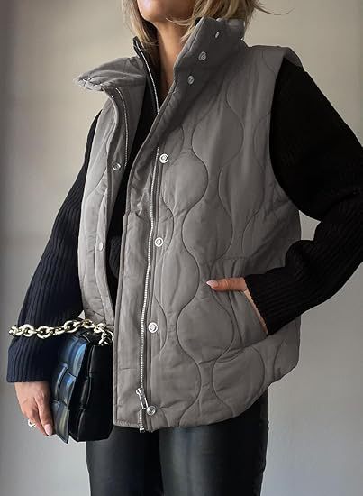 Classic Puffer Vest | Women's Stylish Zip Up Outerwear
