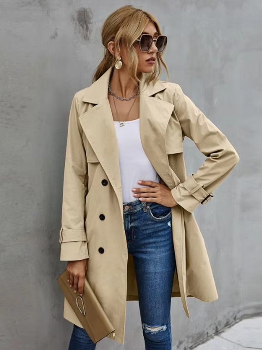 Classic Women's Trench Coat | Timeless Outerwear