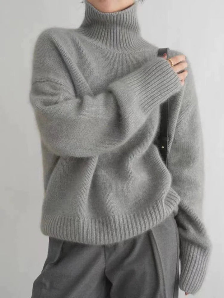 Lena | Comfortable, Knitted, Soft Turtleneck Sweater