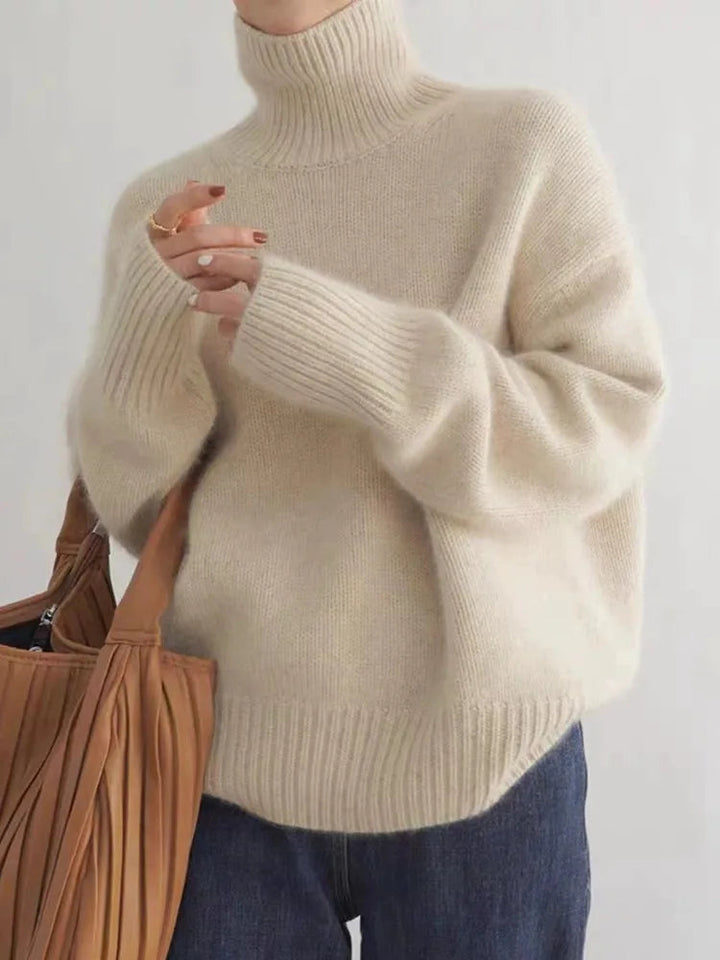 Lena | Comfortable, Knitted, Soft Turtleneck Sweater