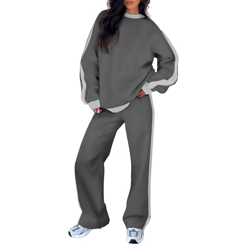 Comfortable Lounge Set | Women's Loungewear Sweatshirt & Pants