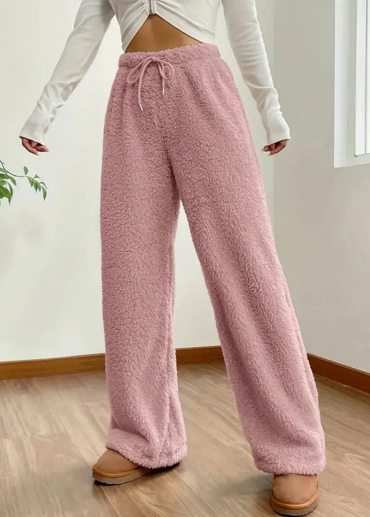 Cozy Cotton Lounge Pants for Women | Relaxed Fit Wide Leg Pants