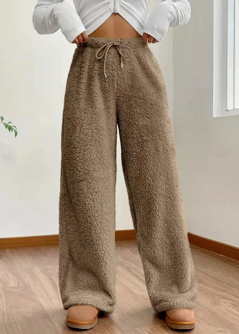 Cozy Cotton Lounge Pants for Women | Relaxed Fit Wide Leg Pants