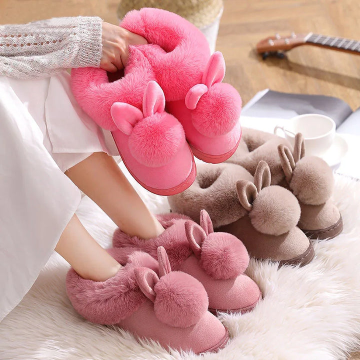 Cozy Faux Fur Slippers | Women's Indoor House Shoes