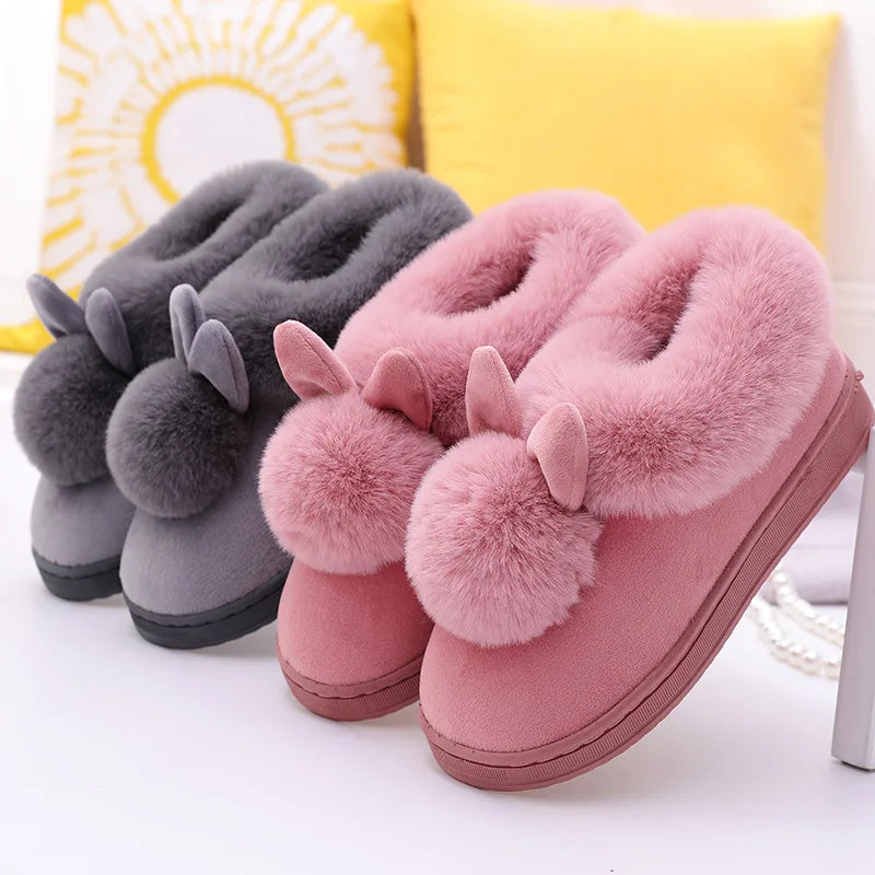 Cozy Faux Fur Slippers | Women's Indoor House Shoes