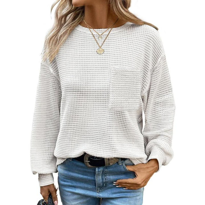 Cozy Long Sleeve Women's Sweater | Elegant Knit Top