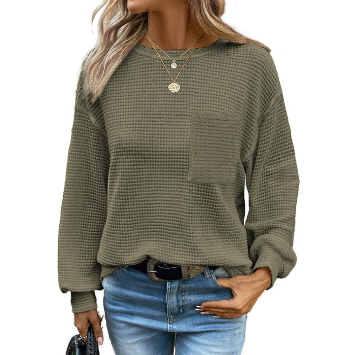 Cozy Long Sleeve Women's Sweater | Elegant Knit Top