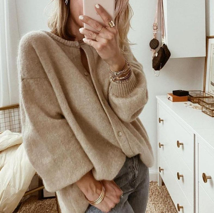 Cozy Oversized Knit Cardigan | Women's Cardigan Sweater