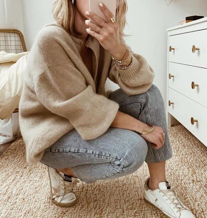 Cozy Oversized Knit Cardigan | Women's Cardigan Sweater