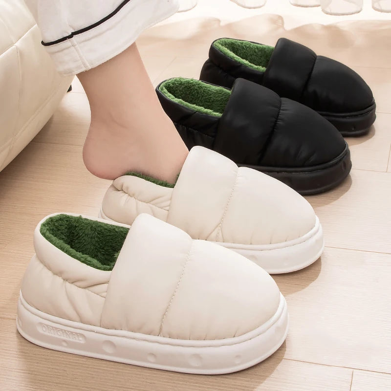Cozy Unisex Winter Slippers | Warm Indoor Outdoor Footwear