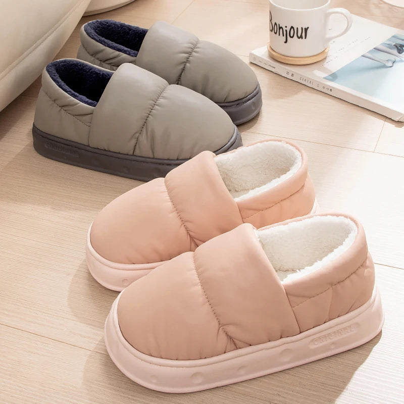 Cozy Unisex Winter Slippers | Warm Indoor Outdoor Footwear