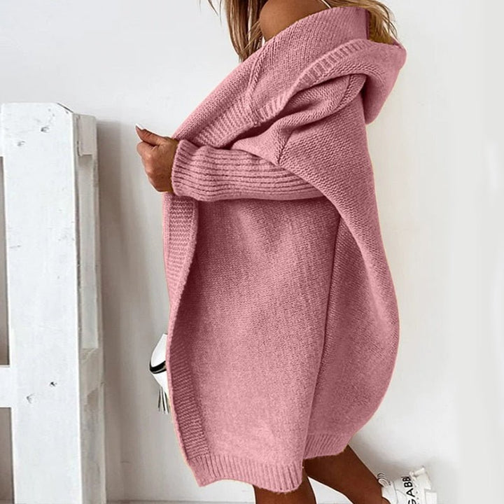 Cozy Women's Cardigan with Hood | Long Cardigan Sweater