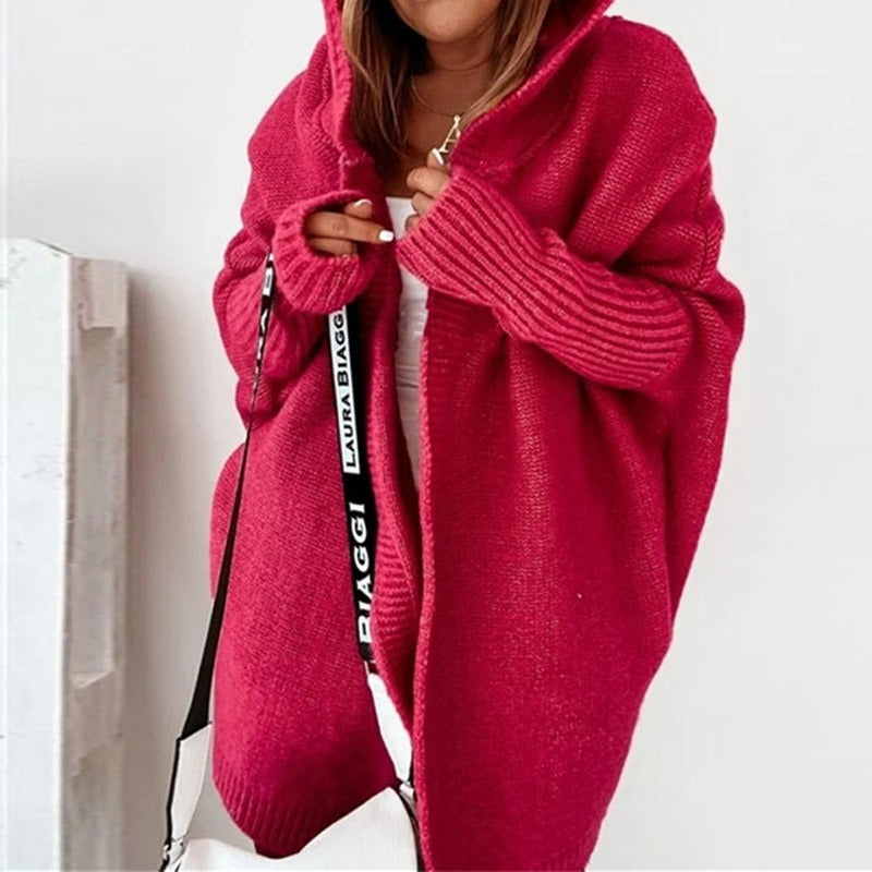 Cozy Women's Cardigan with Hood | Long Cardigan Sweater
