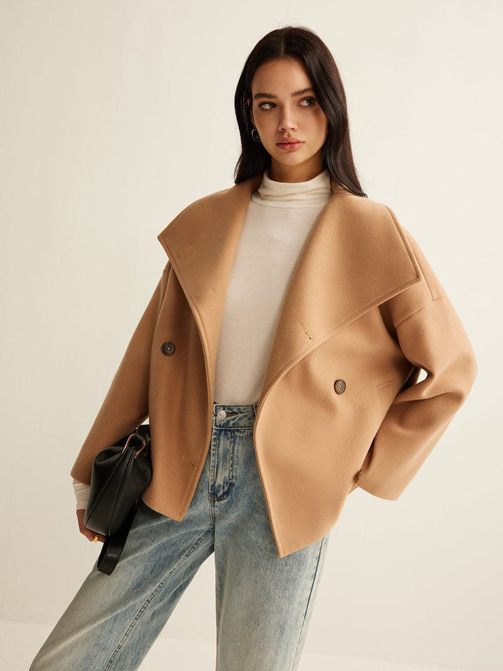 Cropped Wool Coat | Women's Winter Coat