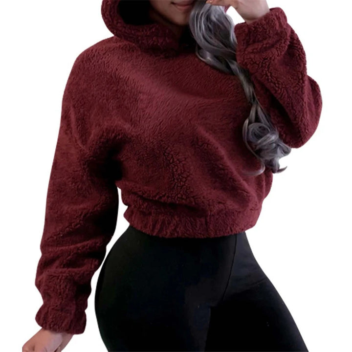 Cute Bear Ears Hoodie | Women's Fluffy Sweatshirt