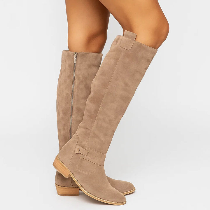 Daphne | Women's Knee High Leather Winter Boots