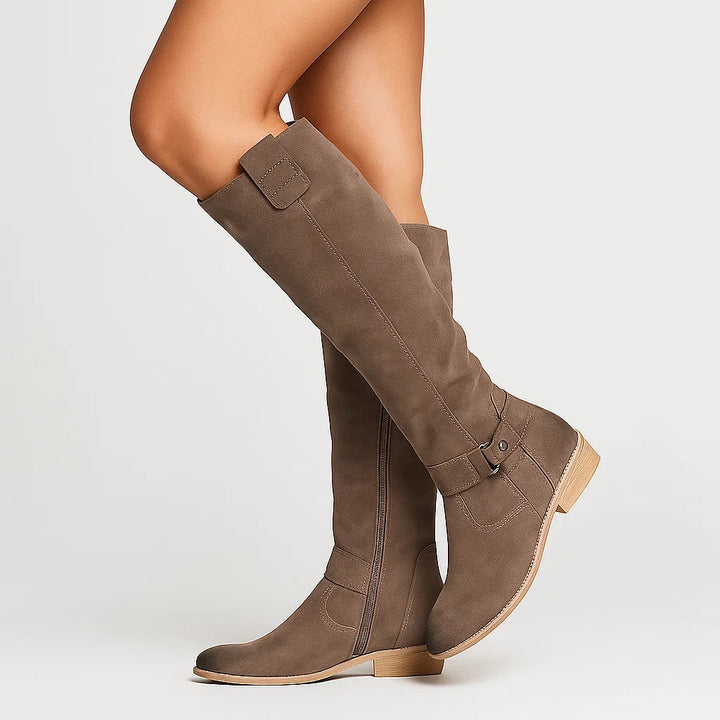 Daphne | Women's Knee High Leather Winter Boots