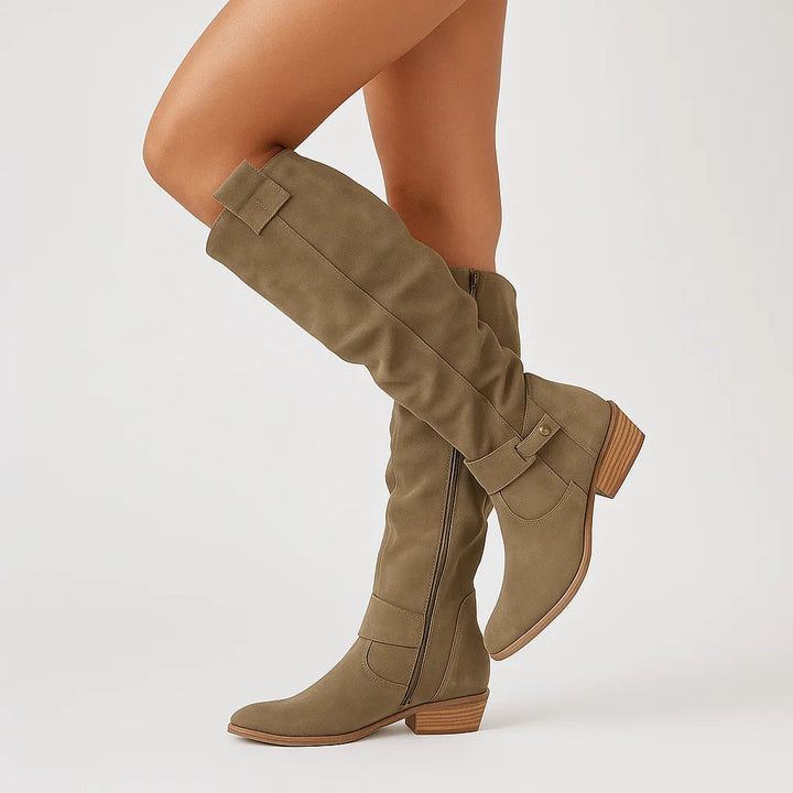 Daphne | Women's Knee High Leather Winter Boots