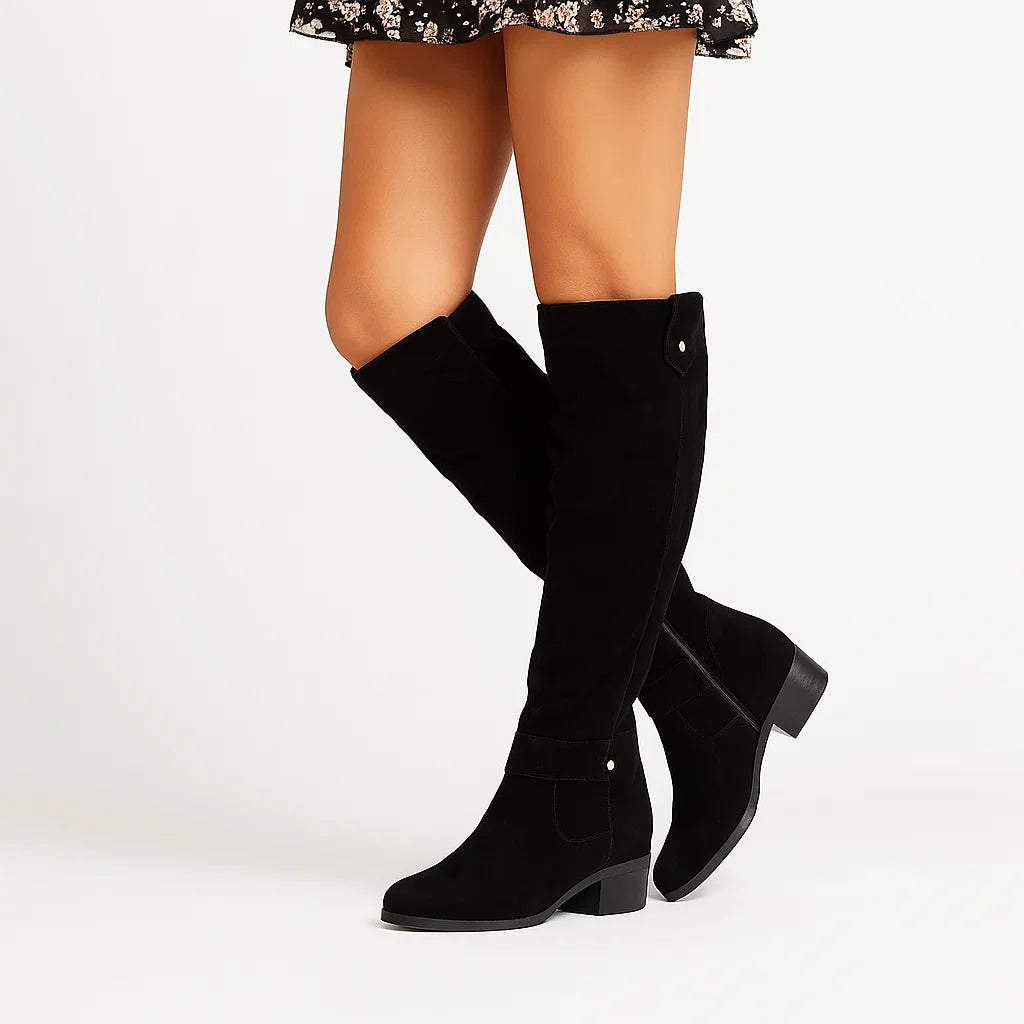 Daphne | Women's Knee High Leather Winter Boots