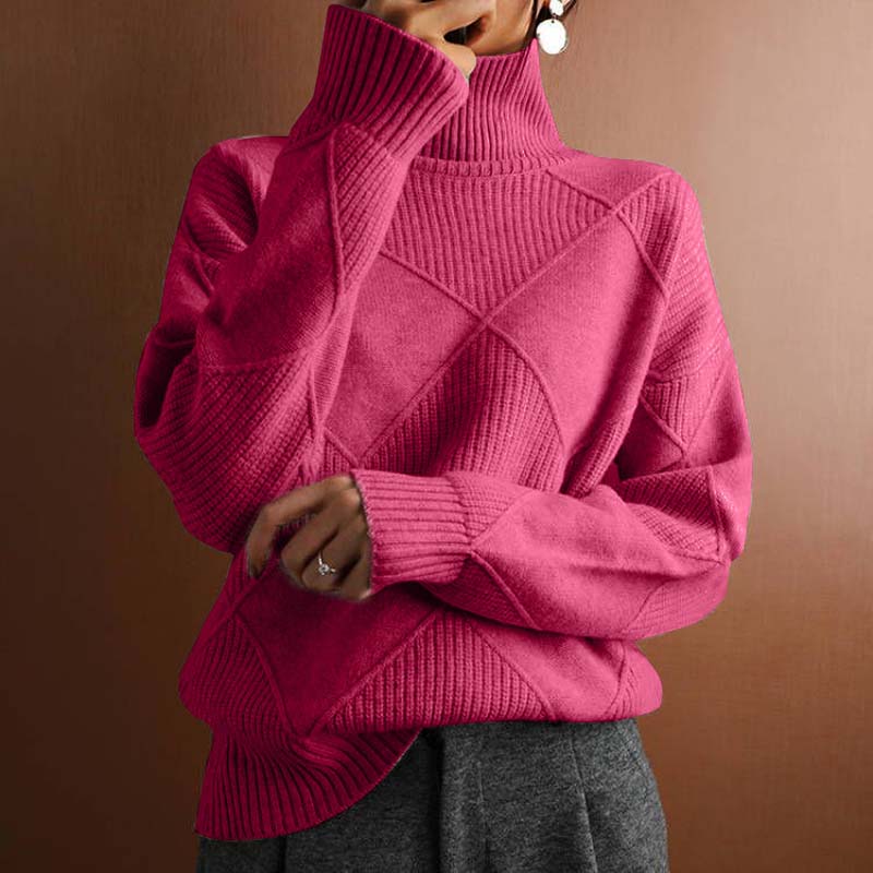 Denise | Women's Oversized High Collar Sweater