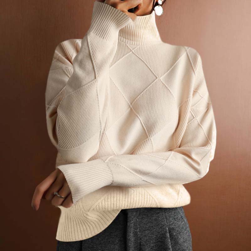 Denise | Women's Oversized High Collar Sweater