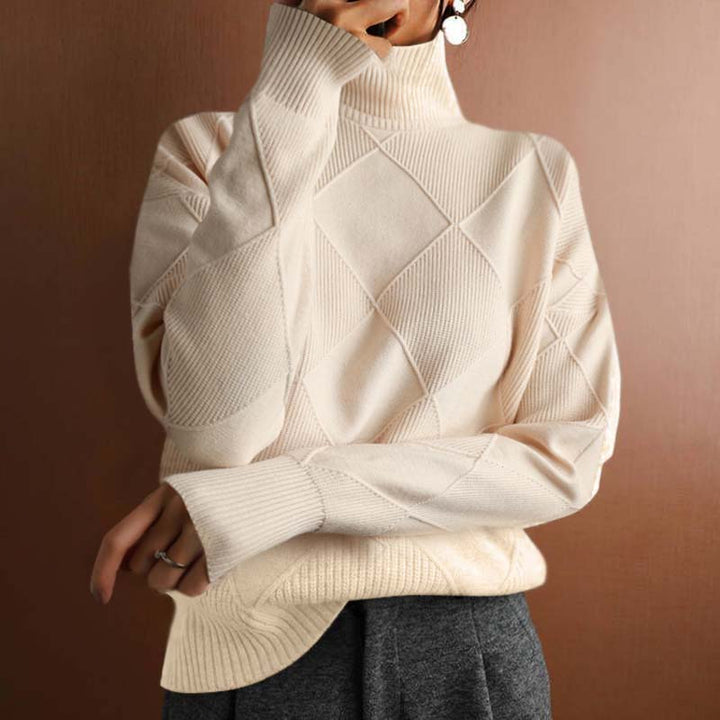 Denise | Women's Oversized High Collar Sweater