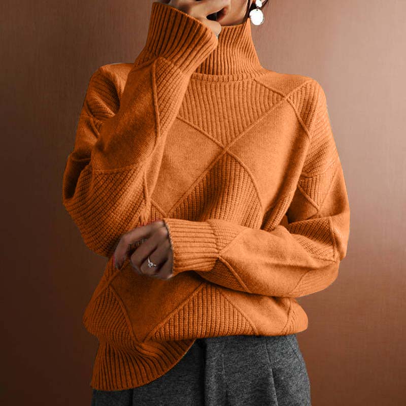 Denise | Women's Oversized High Collar Sweater