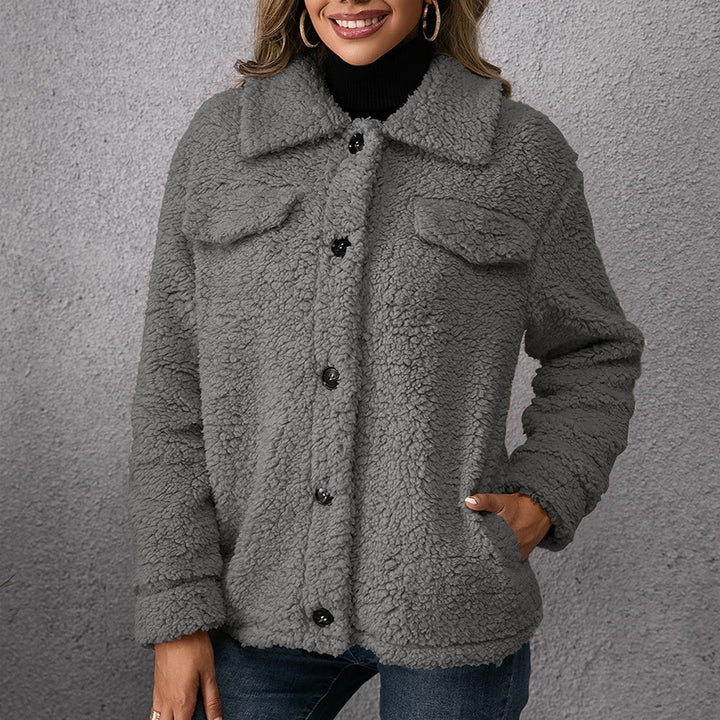 Double-Sided Teddy Fleece Coat | Women's Winter Coat