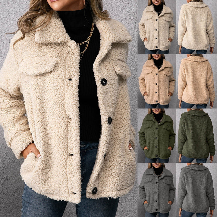 Double-Sided Teddy Fleece Coat | Women's Winter Coat