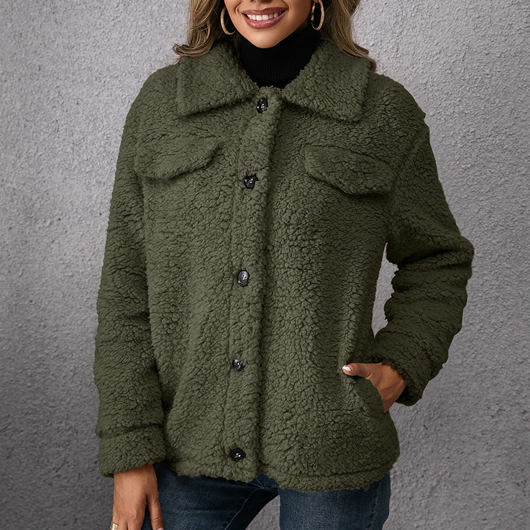 Double-Sided Teddy Fleece Coat | Women's Winter Coat