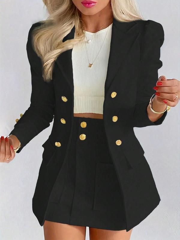 Elegant Blazer & Skirt Set | Women's Suit for All Occasions